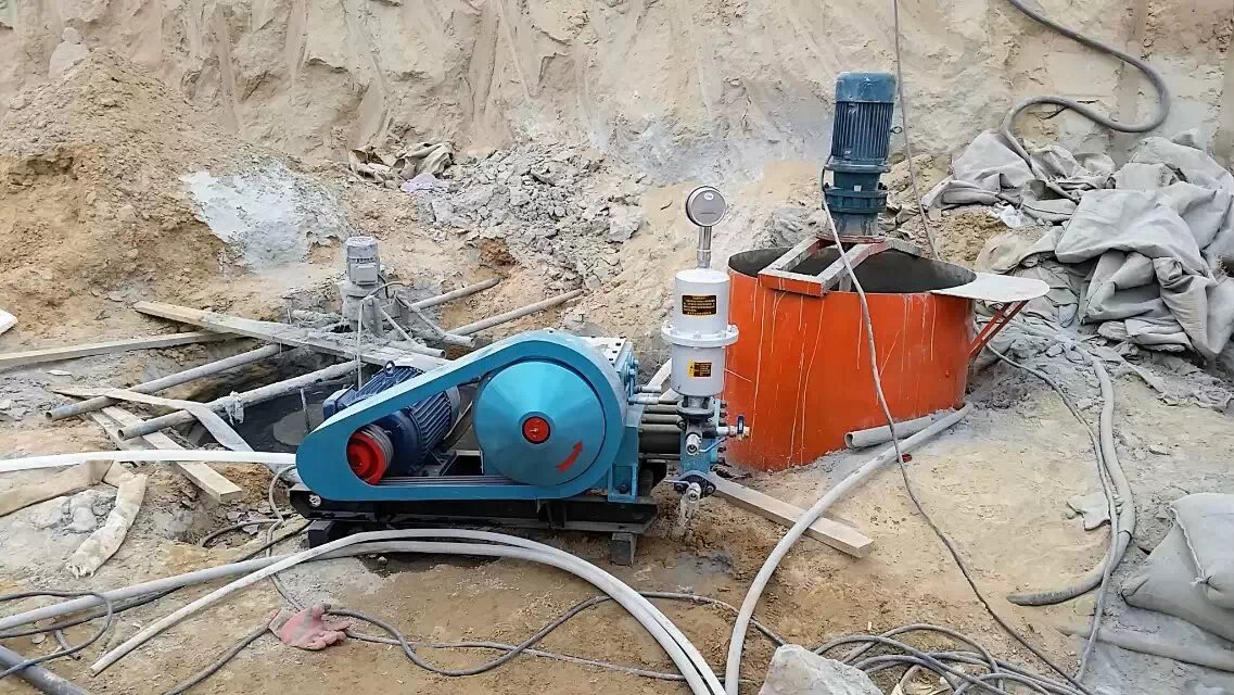 和舍镇顶管注浆