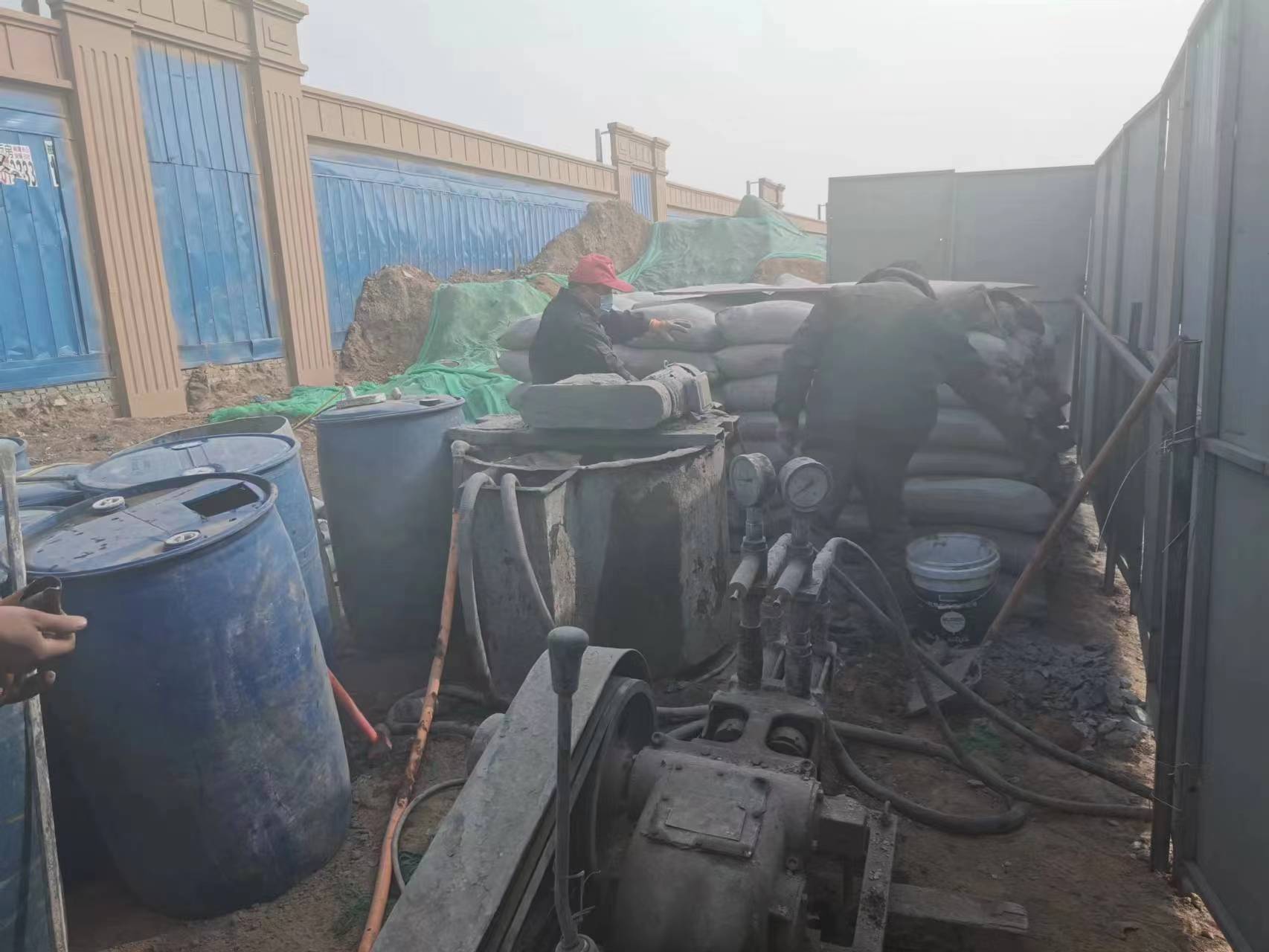 和舍镇房屋下沉注浆